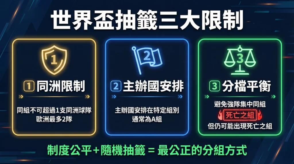 2026世界盃抽籤限制